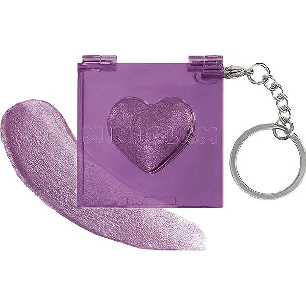Iluminador Shimmer Mini Glam Coração Purple MGA Entertainment 122753EUC - 5.23 g