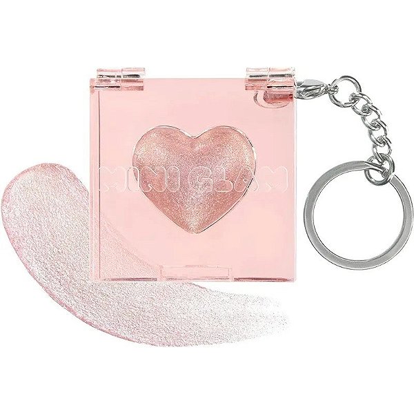 Iluminador Shimmer Mini Glam Coração Rosa MGA Entertainment 122722EUC - 5,23 g