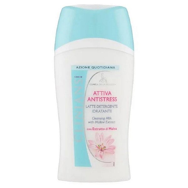 Loção Demaquilante Clinians Attiva Antiestresse com Extrato de Malva 200 ml
