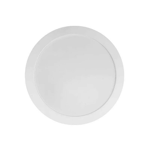 Painel LED Embutido Redondo com Sensor 6500K 18W Bivolt