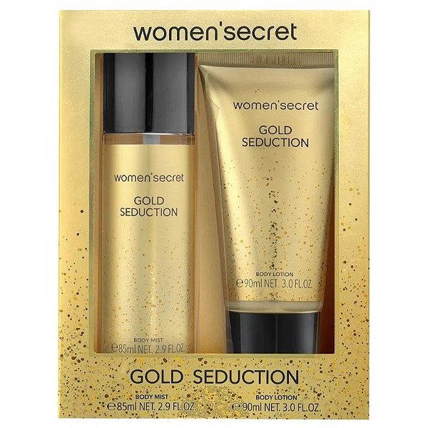 Kit Desodorante Corporal Women'Secret Gold Seduction 85ml + Loção Corporal 90ml