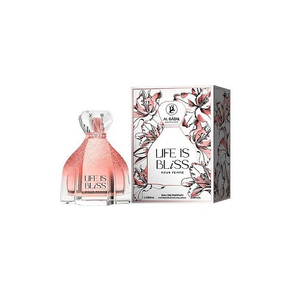 Perfume Al Gazal Life Is Bliss Pour Femme - Eau de Parfum - Feminino - 100 ml
