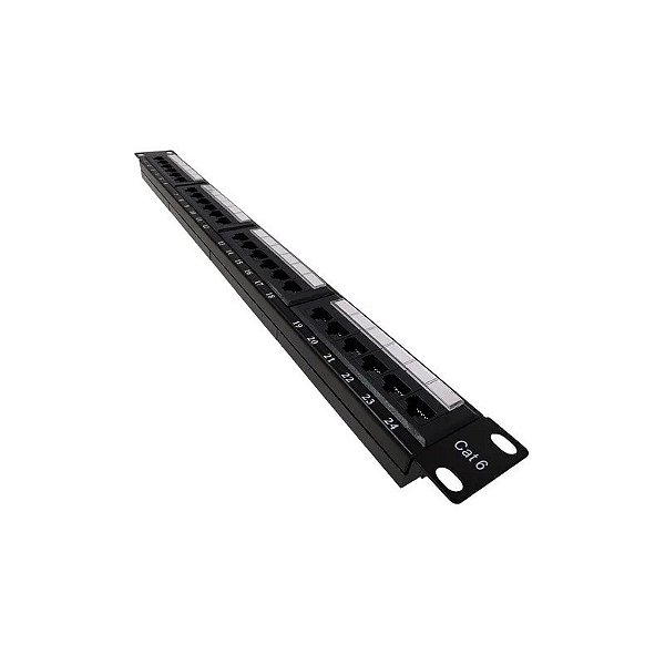 Painel de Emenda CAT6 UTP 24 Portas JZ-2002-2
