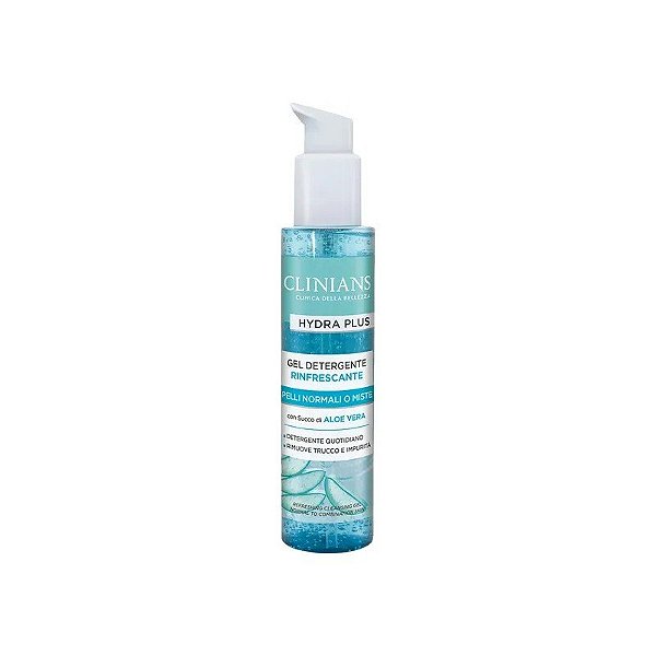 Gel de Limpeza Facial Clinians Hydra Plus Refrescante - Com Suco De Aloe Vera - 150ML