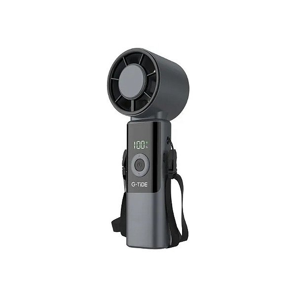 Mini Ventilador Portátil G-Tide FH02L 4400mAh Cinza