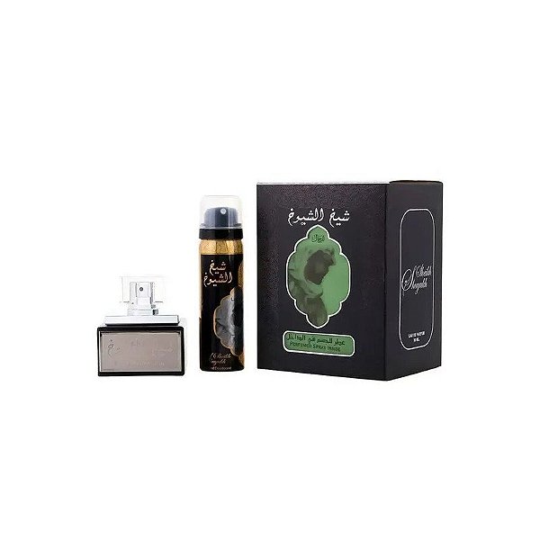 Kit Perfume Lattafa Sheikh Al Shuyukh Eau de Parfum Unissex 50ML + Desodorante 50ML
