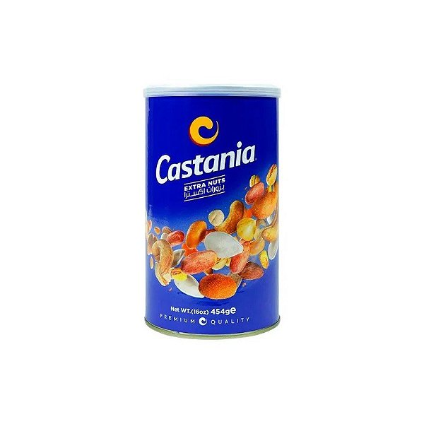 Lata de Nozes Extra Misturadas Castania 450G