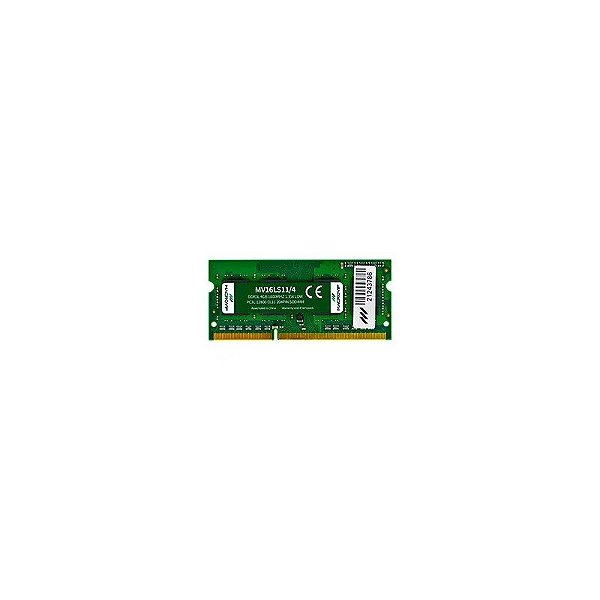 Memória Ram para Notebook Macrovip DDR3L 4GB 1600MHZ - MV16LS11/4