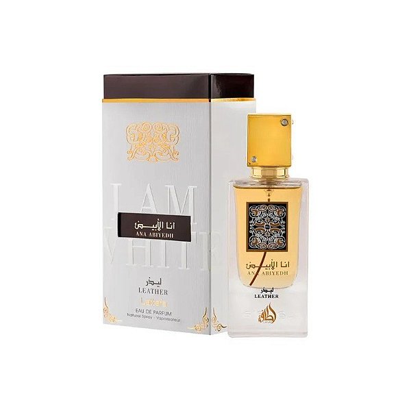 Perfume Lattafa Ana Abiyedh Leather Eau de Parfum Unissex 60ML
