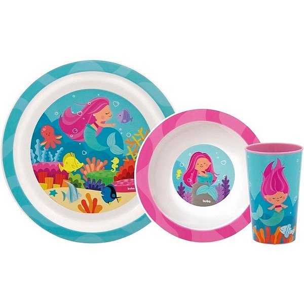 Kit de Refeição Aventuras Sereia Buba - 15371