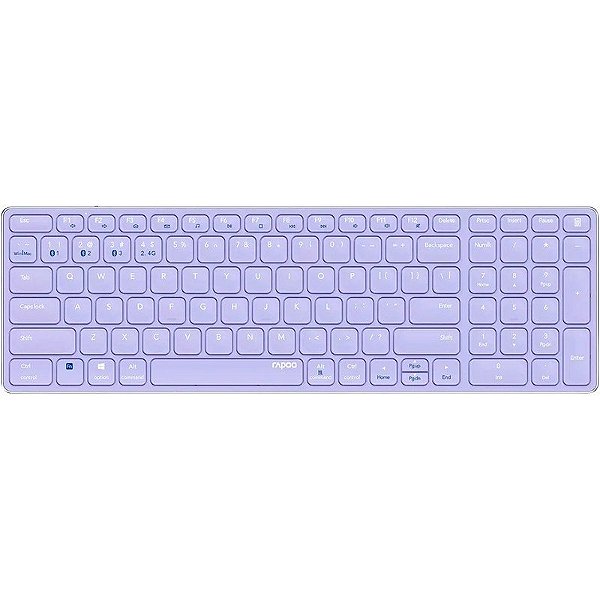 Teclado Sem Fio Rapoo E9700M - Roxo