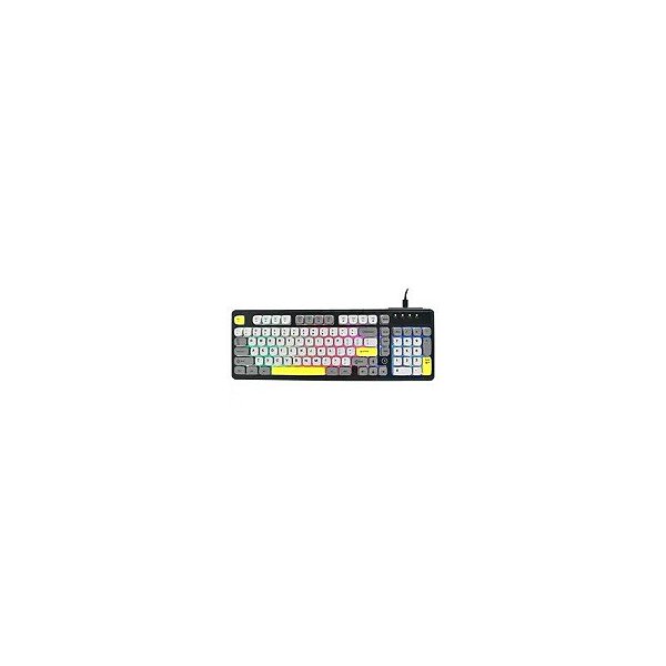 Teclado Gamer Ajazz AF98 Nacodexx USB / RGB / Inglês - Preto / Cinza (985720)