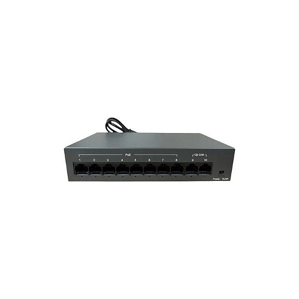 Switch Gerenciável F. Switch 08POE 96W 10/100MBPS 8POE+2FE RJ45 F082-02