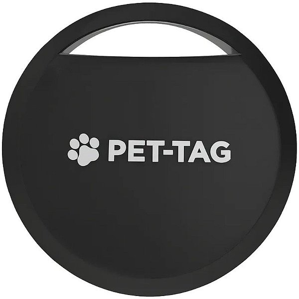 Rastreador inteligente para animais de estimação - Pet-Tag Preto (compatível com Android)