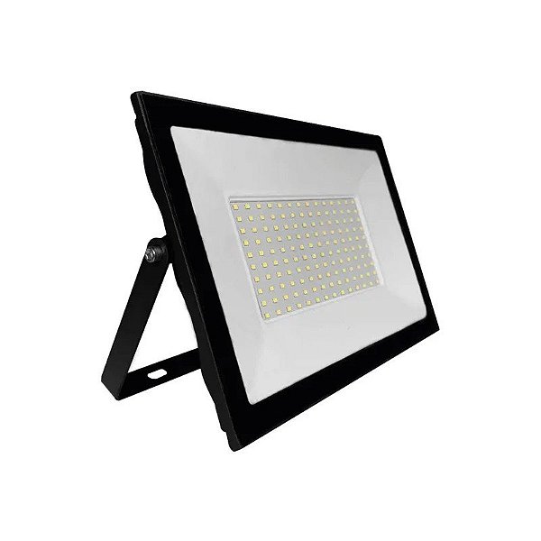 Refletor Superled Fino 6500K 100W Bivolt Branco