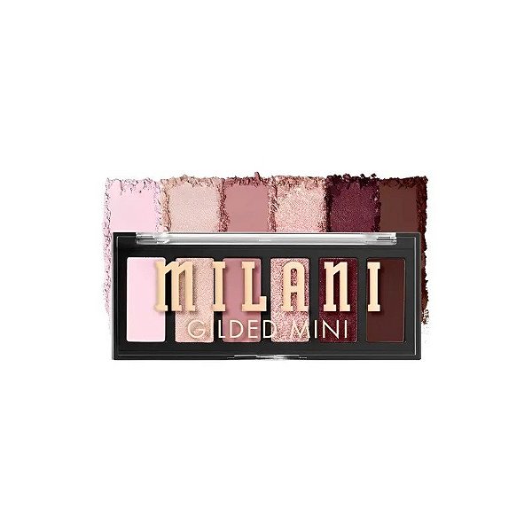 Paleta de Sombras Milani Gilded Mini 140 The Wine Down - 6 Cores