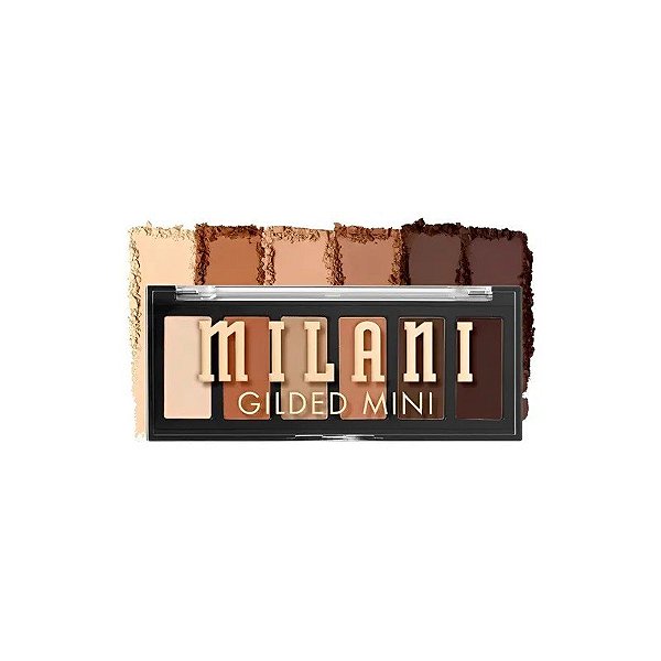 Paleta de Sombras Milani Gilded Mini 110 Whikey Business - 6 Cores