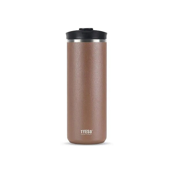 Garrafa Tyeso TS-01-01030 7-2# MZ-287 com Tampa Dupla 750ML - Marrom