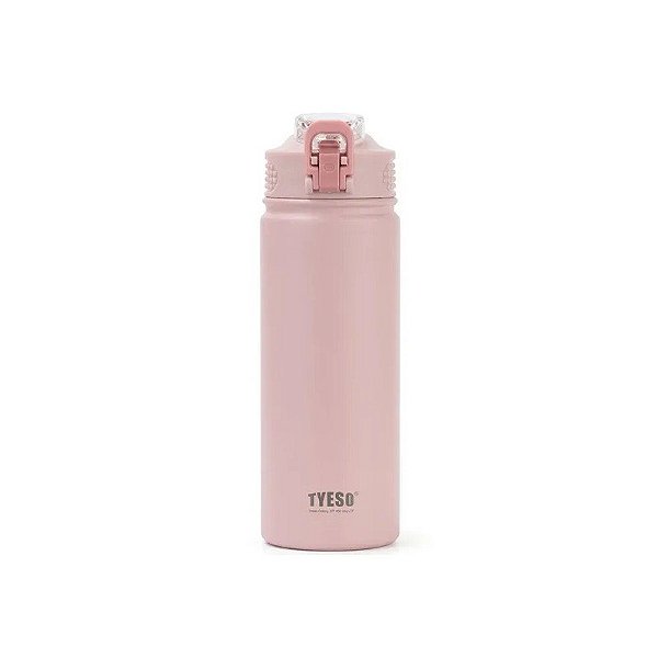 Garrafa Térmica Tyeso TS-8771C MZ-297 de 750 ML com Canudo - Rosa
