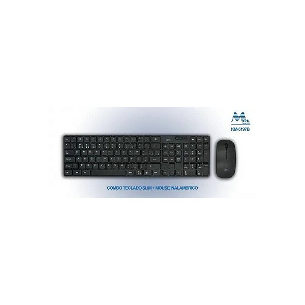 Mouse sem fio Mtek KM-5197B 1200DPI Preto