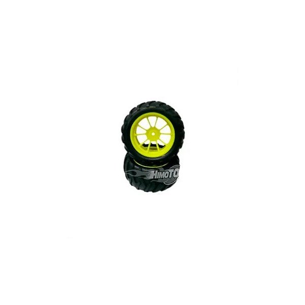 Jogo de Rodas HT Yellow 1/10 para Caminhão 2 Peças 08010Y