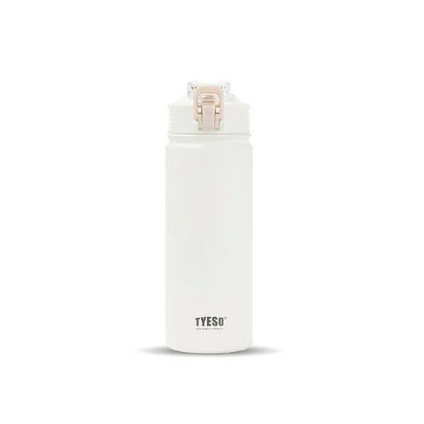 Garrafa Térmica TYESOTS-8771C MZ-297 de 750 Ml com Canudo - Branca