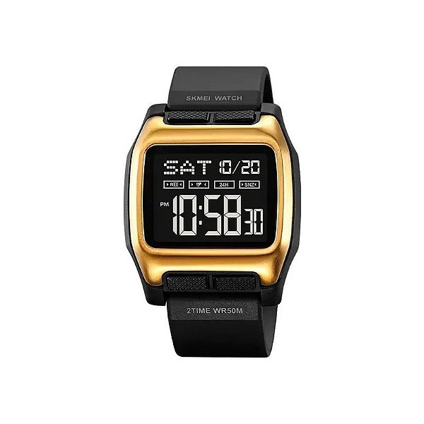Relógio Masculino Skmei 2193 GDBK Ouro Preto