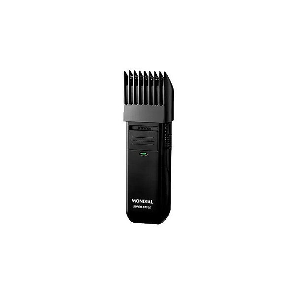 Máquina de Cortar Cabelo Mondial Super Style MA-01 - Bivolt - Preta