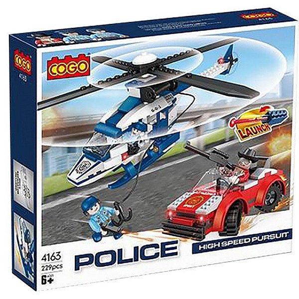 Jogo Police High Speed Perseguição - 4163 (229 Peças)