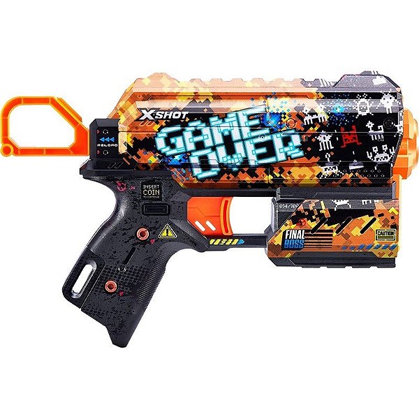 Jogo de Lançador de Dardos Zuru X-Shot Skins Flux Game Over - 36516