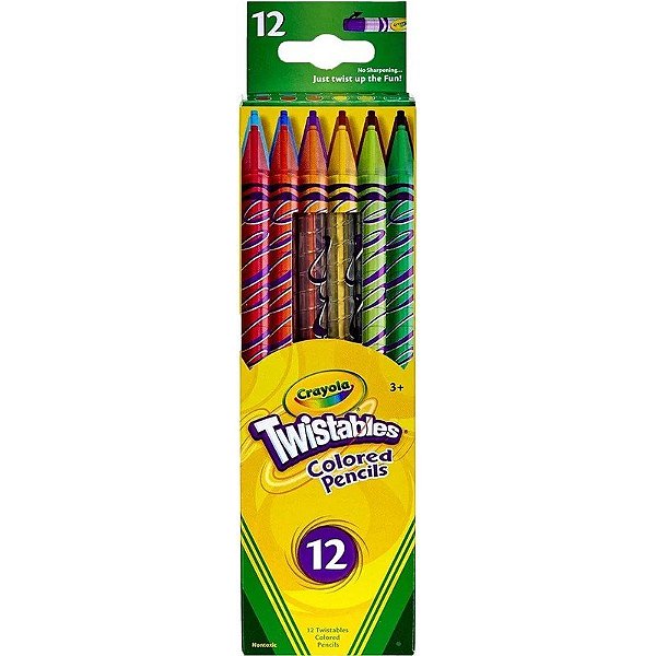 Lápis de Cor Crayola Twistables 68-7408 (12 Unidades)
