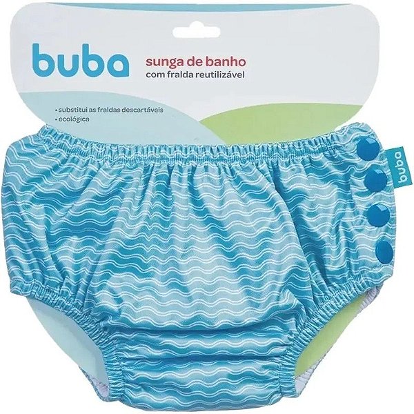 Traje de banho com fralda reutilizável Buba - 13804 - P