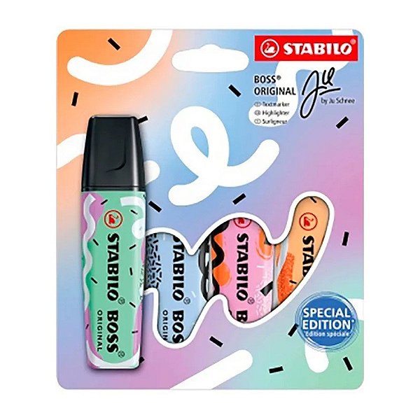 Marca-texto Stabilo Boss Original 70/4-2 (4 Cores)