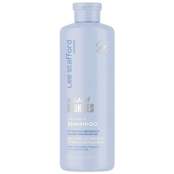 Xampu Lee Stafford Bleach Blondes Ice White - 500mL