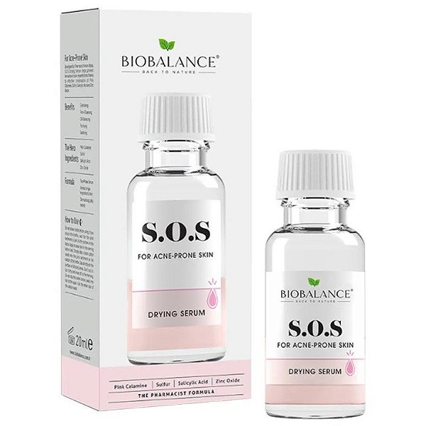 Soro Secante Bio Balance S.O.N para Peles com Tendência Acneica - 20mL