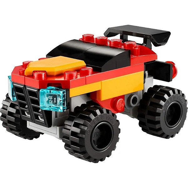 Kit Lego Creator Mini Caminhão Monstro Conversível 3 em 1 - 30691 (55 Peças)