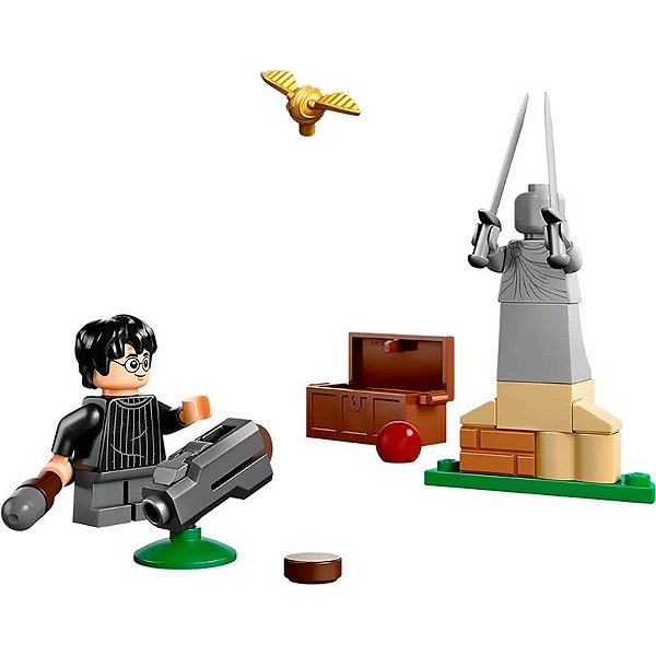 Kit de Brinquedo Lego Harry Potter Lição de Quadribol - 30706 (27 Peças)