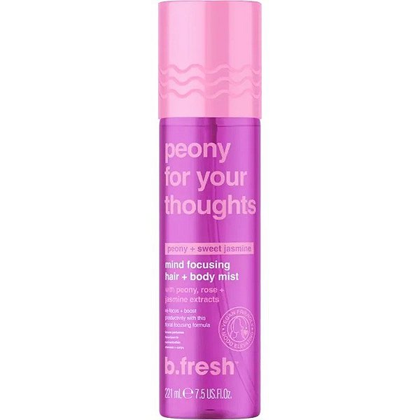 Spray Corporal B. Fresh Peony For Your Thoughts Névoa para Cabelo e Corpo - 221mL