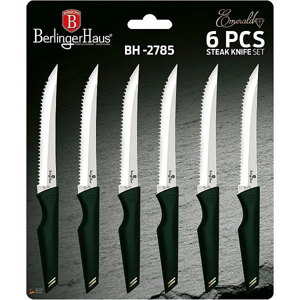 Jogo de Facas para Bisteca Berlinger Haus - BH-2785 (6 Peças)