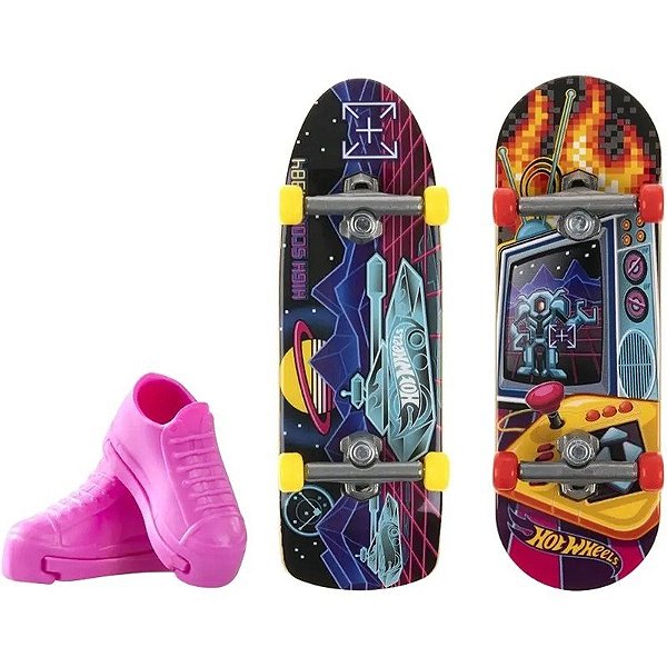 Jogo Hot Wheels Gnarly Gamer & High Score Helix Mattel - HXL17-HXL21