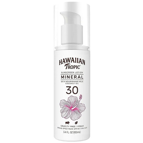 Protetor Solar Facial Hawaiian Tropic Mineral FPS30 - 50mL
