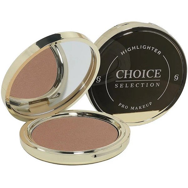 Iluminador Choice Selection 8g | Highlighter Pro Makeup - Terra Dorada