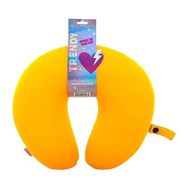 Travesseiro de Pescoço Trendy 17016 - Mostarda