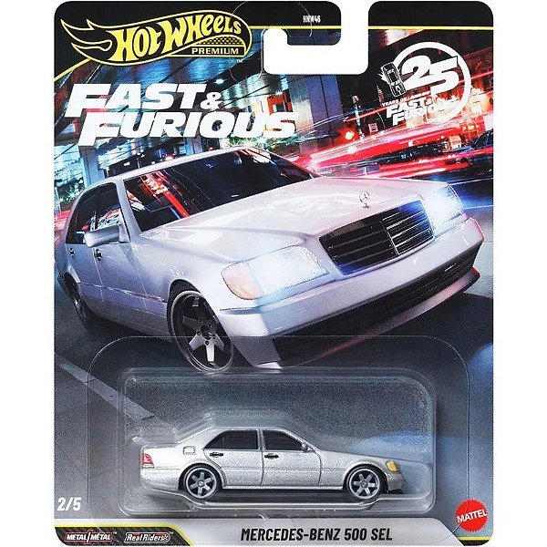 Miniatura Mercedes-Benz 500 SEL Hot Wheels Fast & Furious - Mattel HNW46 JHW67