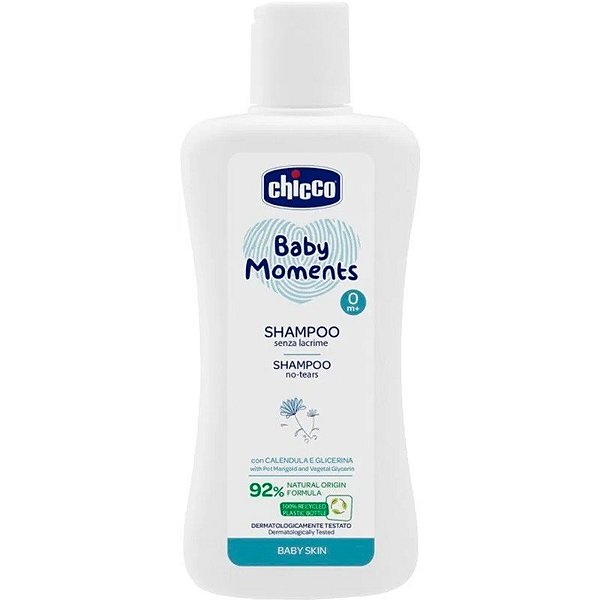 Xampu Chicco Baby Moments Sem Lágrimas - 200mL
