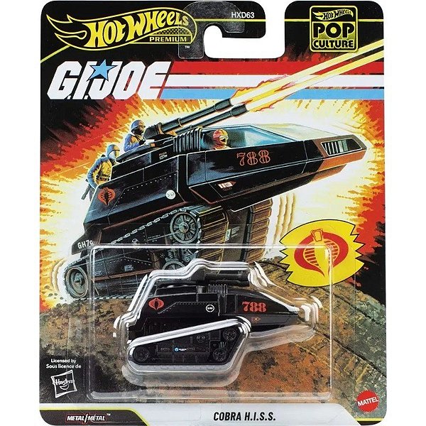 Miniatura Cobra H.I.S.S. Hot Wheels Pop Culture - Mattel HXD63 JHW83