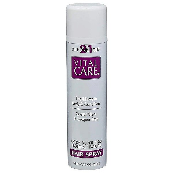 Spray Fixador Vital Care Extra Super Firm 21 Horas - 283g