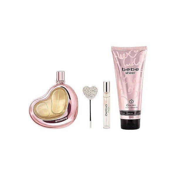 Kit Perfume Bebê Sheer 13615 - Água de Perfume - Feminino - 100ML + 10ML + 75ML