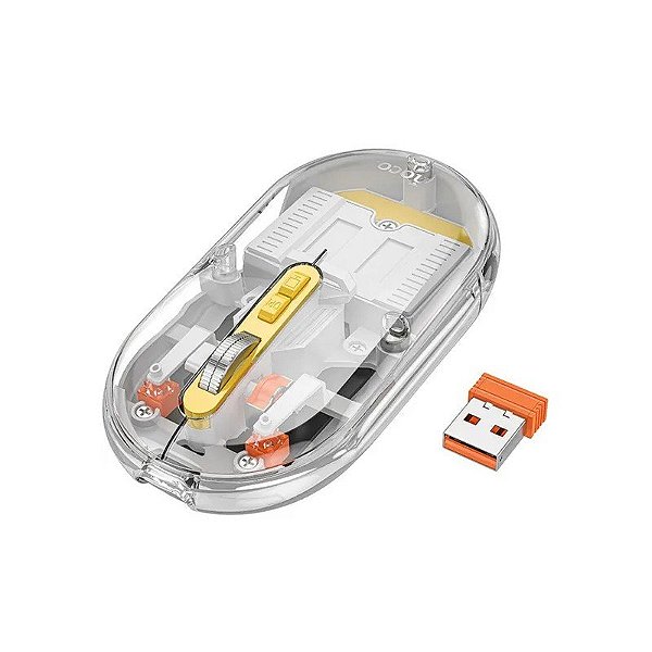 Mouse Sem Fio Hoco GM35 - Cinza