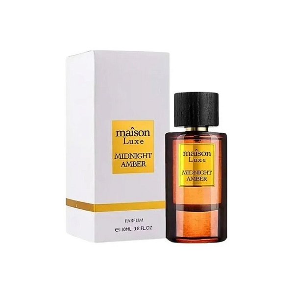 Perfume Unissex Hamidi Maison Luxe Midnight Amber Perfume 110 ML